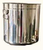 Cuve marmite de brassage en inox 30 50 ou 100 litres avec robinet