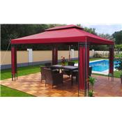 Tonnelle de jardin Swing & Harmonie® 3x4 bordeaux