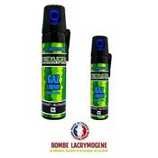 Spray lacrymogène gaz CS anti agression 25 et 75 ml