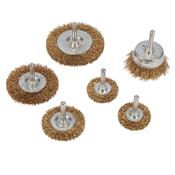 Jeu de 6 brosses métalliques pour perceuse